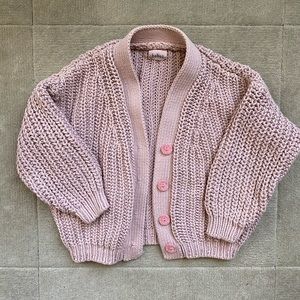 babaa kids cardigan no18 plum blossom, sz8